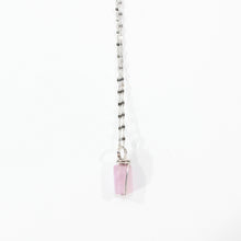 Load image into Gallery viewer, NZ-made natural pink kunzite crystal pendant necklace | ASH&amp;STONE Crystal Jewellery Shop Auckland NZ
