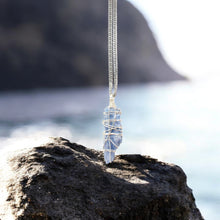 Load image into Gallery viewer, Men&#39;s kyanite crystal pendant necklace | ASH&amp;STONE Crystal Jewellery Shop Auckland NZ
