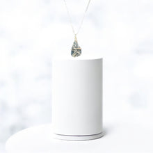 Load image into Gallery viewer, Bespoke NZ-made ocean blue kyanite crystal pendant necklace | ASH&amp;STONE Crystal Jewellery Shop Auckland NZ
