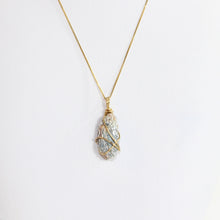 Load image into Gallery viewer, Bespoke NZ-made kyanite crystal pendant with 16&quot; chain | ASH&amp;STONE Crystal Jewellery Shop Auckland NZ 
