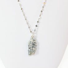 Load image into Gallery viewer, Bespoke NZ-made kyanite crystal pendant necklace  | ASH&amp;STONE Crystal Jewellery Shop Auckland NZ
