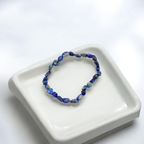 NZ-made lapis lazuli crystal bracelet | ASH&STONE Crystal Jewellery Shop Auckland NZ