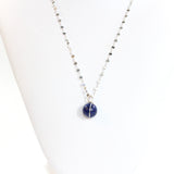 NZ-made lapis lazuli crystal pendant necklace | ASH&STONE Crystal Jewellery Shop Auckland NZ