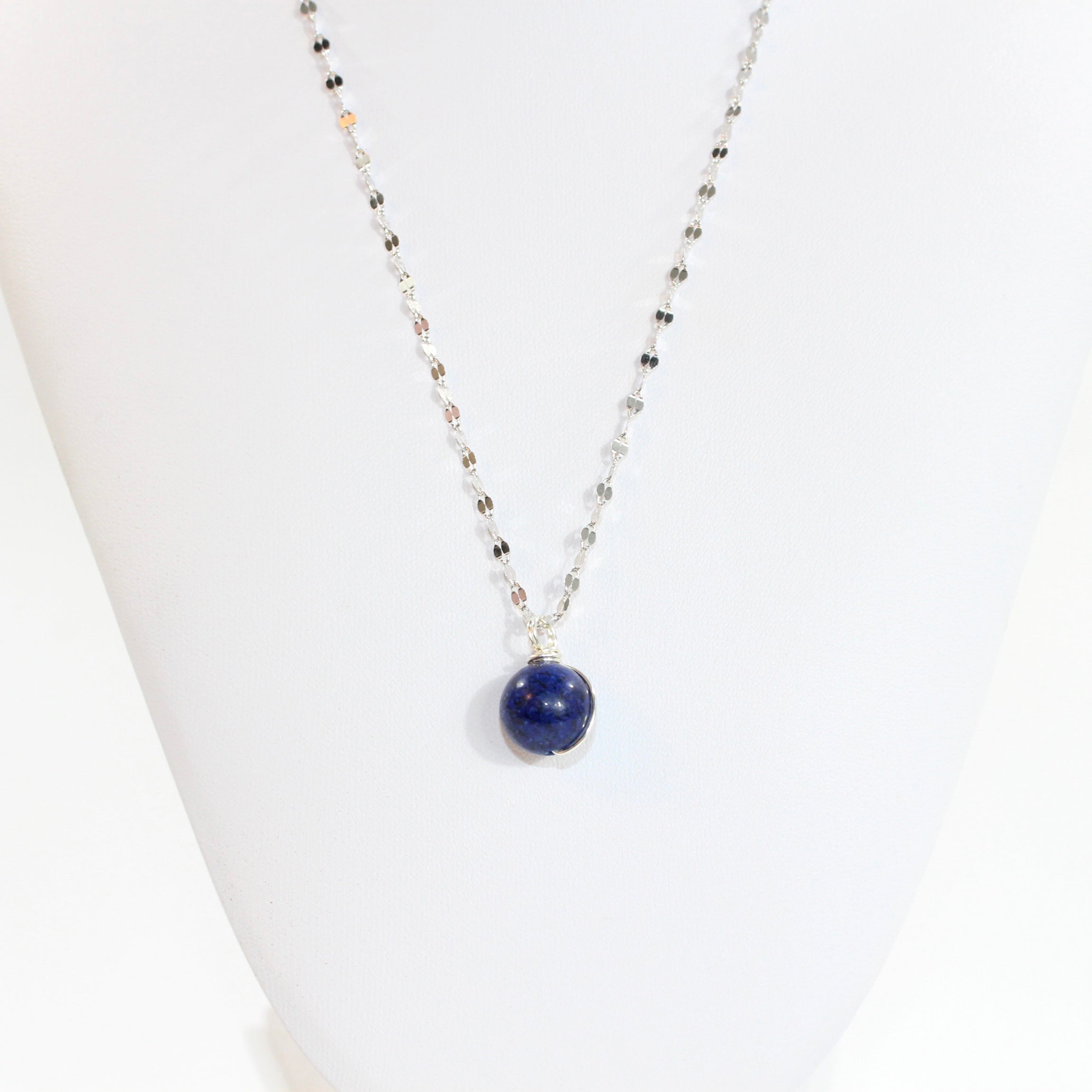 NZ-made lapis lazuli crystal pendant necklace | ASH&STONE Crystal Jewellery Shop Auckland NZ