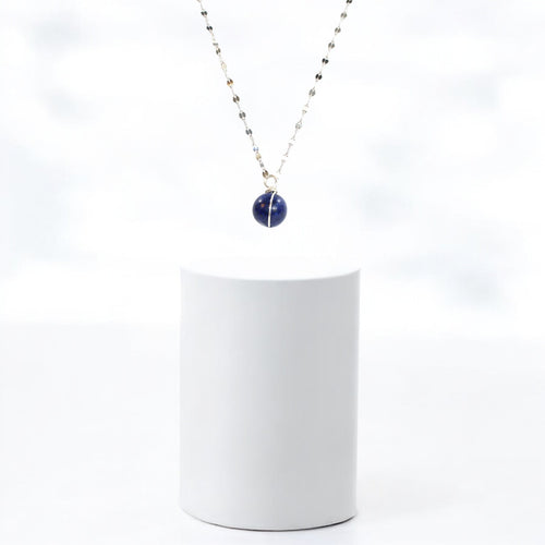 NZ-made lapis lazuli crystal pendant necklace | ASH&STONE Crystal Jewellery Shop Auckland NZ