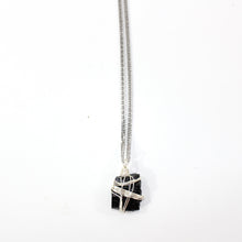 Load image into Gallery viewer, Men&#39;s black tourmaline crystal pendant necklace | ASH&amp;STONE Crystal Jewellery Shop Auckland NZ
