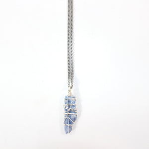 Men's kyanite crystal pendant necklace | ASH&STONE Crystal Jewellery Shop Auckland NZ