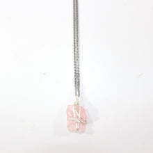 Load image into Gallery viewer, Men&#39;s rose quartz crystal pendant necklace | ASH&amp;STONE Crystal Jewellery Shop Auckland NZ
