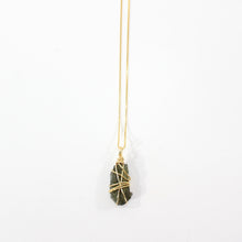 Load image into Gallery viewer, NZ-made genuine moldavite pendant necklace (extremely rare) | ASH&amp;STONE Crystal Jewellery Shop Auckland NZ
