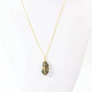 NZ-made genuine moldavite pendant necklace (extremely rare) | ASH&STONE Crystal Jewellery Shop Auckland NZ