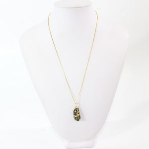 NZ-made genuine moldavite pendant necklace (extremely rare) | ASH&STONE Crystal Jewellery Shop Auckland NZ