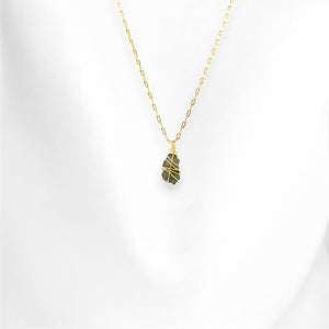 NZ-made genuine moldavite pendant necklace (extremely rare) | ASH&STONE Crystal Jewellery Shop Auckland NZ