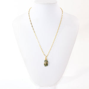 NZ-made genuine moldavite pendant necklace (extremely rare) | ASH&STONE Crystal Jewellery Shop Auckland NZ