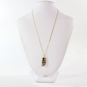 NZ-made genuine moldavite pendant necklace (extremely rare) | ASH&STONE Crystal Jewellery Shop Auckland NZ