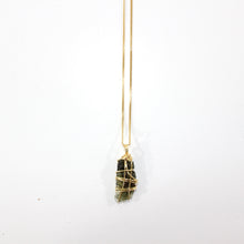 Load image into Gallery viewer, NZ-made genuine moldavite pendant necklace (extremely rare) | ASH&amp;STONE Crystal Jewellery Shop Auckland NZ
