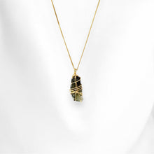 Load image into Gallery viewer, NZ-made genuine moldavite pendant necklace (extremely rare) | ASH&amp;STONE Crystal Jewellery Shop Auckland NZ
