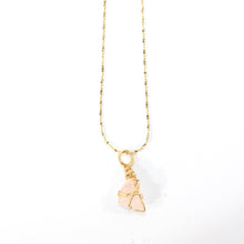 Load image into Gallery viewer, Morganite crystal pendant necklace | ASH&amp;STONE Crystal Jewellery Shop Auckland NZ
