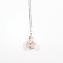 Load image into Gallery viewer, Morganite crystal pendant necklace | ASH&amp;STONE Crystal Jewellery Shop Auckland NZ
