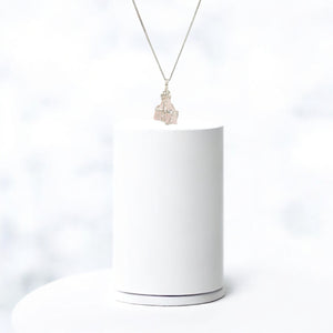 Morganite crystal pendant necklace | ASH&STONE Crystal Jewellery Shop Auckland NZ