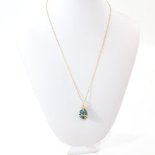 Load image into Gallery viewer, Natural neon apatite crystal pendant necklace | ASH&amp;STONE Crystal Jewellery Shop Auckland NZ
