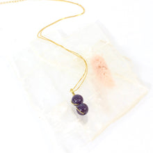 Load image into Gallery viewer, NZ-made amethyst crystal pendant 18&quot; chain | ASH&amp;STONE Crystal Jewellery Shop Auckland NZ
