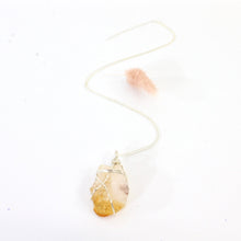 Load image into Gallery viewer, Bespoke NZ-made heat-treated citrine crystal pendant with 20&quot; chain | ASH&amp;STONE Crystal Jewellery Shop Auckland NZ
