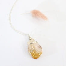 Load image into Gallery viewer, Bespoke NZ-made heat-treated citrine crystal pendant with 20&quot; chain | ASH&amp;STONE Crystal Jewellery Shop Auckland NZ
