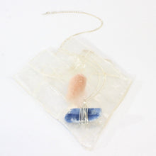 Load image into Gallery viewer, Bespoke NZ-made kyanite crystal pendant with 20&quot; chain | ASH&amp;STONE Crystals Shop Auckland NZ
