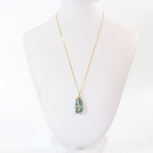 Load image into Gallery viewer, Bespoke NZ-made kyanite crystal pendant necklace | ASH&amp;STONE Crystal Jewellery Shop Auckland NZ
