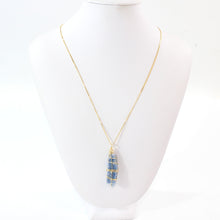 Load image into Gallery viewer, Bespoke NZ-made kyanite crystal pendant necklace | ASH&amp;STONE Crystal Jewellery Shop Auckland NZ
