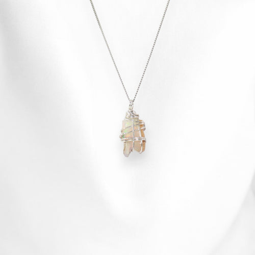 NZ-made opal pendant necklace | ASH&STONE Crystal Jewellery Shop Auckland NZ