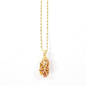 NZ-made opal pendant necklace | ASH&STONE Crystal Jewellery Shop Auckland NZ