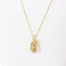 Load image into Gallery viewer, NZ-made opal pendant necklace | ASH&amp;STONE Crystal Jewellery Shop Auckland NZ
