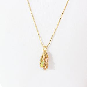 NZ-made opal pendant necklace | ASH&STONE Crystal Jewellery Shop Auckland NZ