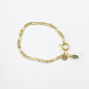 NZ-made peridot crystal bracelet  | ASH&STONE Crystal Jewellery Shop Auckland NZ