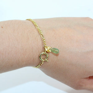 NZ-made peridot crystal bracelet  | ASH&STONE Crystal Jewellery Shop Auckland NZ