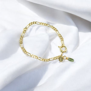 NZ-made peridot crystal bracelet  | ASH&STONE Crystal Jewellery Shop Auckland NZ