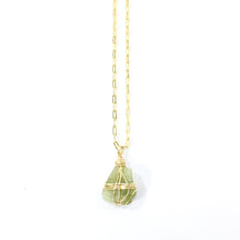 Load image into Gallery viewer, NZ-made peridot crystal pendant necklace | ASH&amp;STONE Crystal Jewellery Shop Auckland NZ
