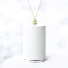 Load image into Gallery viewer, NZ-made peridot crystal pendant necklace | ASH&amp;STONE Crystal Jewellery Shop Auckland NZ
