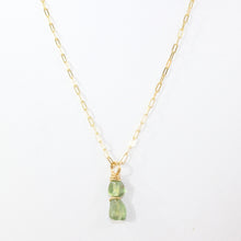 Load image into Gallery viewer, NZ-made peridot crystal pendant necklace | ASH&amp;STONE Crystal Shop Auckland NZ
