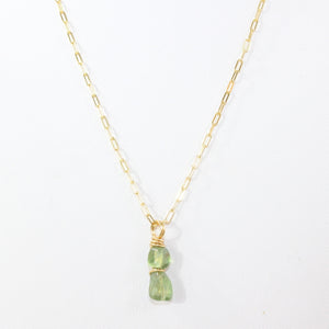 NZ-made peridot crystal pendant necklace | ASH&STONE Crystal Shop Auckland NZ