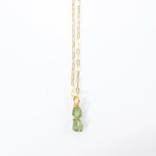 Load image into Gallery viewer, NZ-made peridot crystal pendant necklace | ASH&amp;STONE Crystal Shop Auckland NZ
