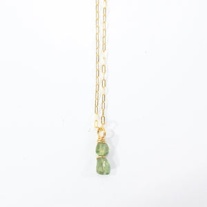 NZ-made peridot crystal pendant necklace | ASH&STONE Crystal Shop Auckland NZ