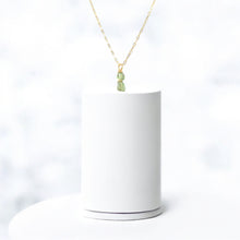 Load image into Gallery viewer, NZ-made peridot crystal pendant necklace | ASH&amp;STONE Crystal Shop Auckland NZ
