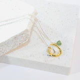 Peridot crystal pendant charm necklace | ASH&STONE Crystal Jewellery Shop Auckland NZ