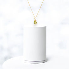 Load image into Gallery viewer, NZ-made peridot crystal pendant necklace
