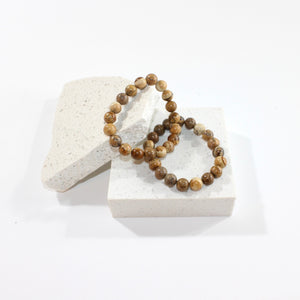 NZ-made picture jasper crystal bracelet | ASH&STONE Crystal Jewellery Shop Auckland NZ