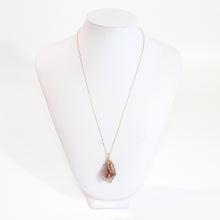 Load image into Gallery viewer, NZ-made bespoke pink amethyst crystal pendant with 18&quot; chain | ASH&amp;STONE Crystals Shop Auckland NZ
