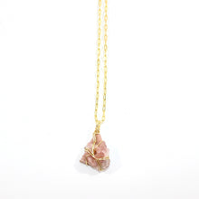 Load image into Gallery viewer, NZ-made bespoke pink amethyst crystal pendant necklace | ASH&amp;STONE Crystal Jewellery Shop Auckland NZ
