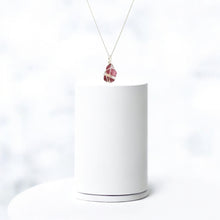 Load image into Gallery viewer, NZ-made pink tourmaline crystal pendant necklace | ASH&amp;STONE Crystal Jewellery Shop Auckland NZ
